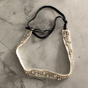 White Crystal Headband